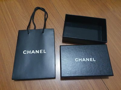 香奈兒 Chanel 小香 小夾 鑰匙包 配件 紙盒+紙袋 套組 包裝盒 包裝袋 提袋 名牌精品紙袋