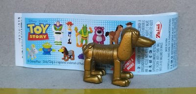 健達奇趣蛋玩具-玩具總動員彈簧狗金色版