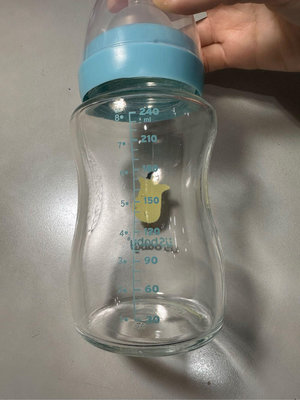 二手US BABY優生寬口玻璃奶瓶240ml 不含嘴頭