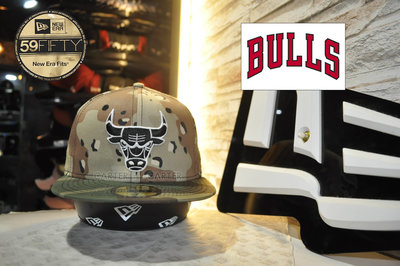 New Era x NBA Chicago Bulls Desert Camo 59Fifty芝加哥公牛沙漠迷彩全封帽