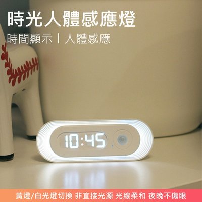 台灣現貨 時光人體感應燈二代 紅外感應床頭燈 LED磁吸夜燈 (USB充電)  時光人體感應燈 內有紅外線人體
