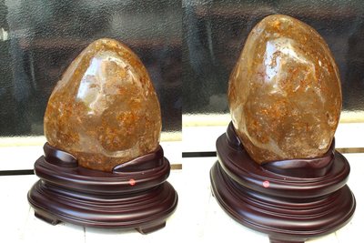 ~shalin-crystal~茶色河床水晶帶LED燈座~8.505公斤~風水石~練氣石~值得收藏!