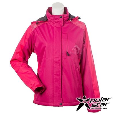【PolarStar】女 防風保暖外套『桃紅』P20218