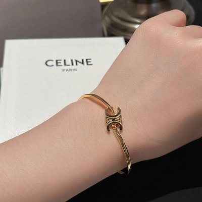 UU代購#CELINE賽琳凱旋門logo 手鏈