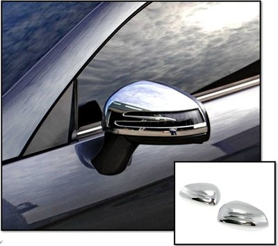 圓夢工廠 Benz SLK R172 2011~2020 SLK200 SLK250 改裝 鍍鉻銀 後視鏡蓋 後照鏡蓋貼