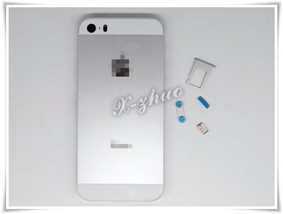 ☆群卓☆全新 APPLE iPhone 5s 中框後殼『帶小料鍵』i5s 銀(現貨)