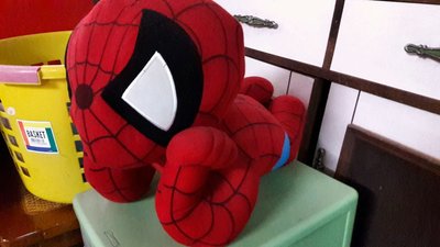 蜘蛛人 毛偶 小模型 玩具 一起賣 紀念罐 蜘蛛人電影 原版vcd