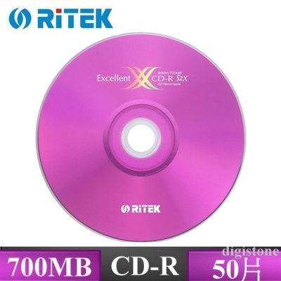 [出賣光碟] RiTEK 錸德 X版 52x CD-R 空白光碟 燒錄片 原廠50片裝