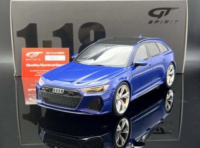 【MASH】現貨特價 GT Spirit 1/18 Audi RS6 (C8) Avant blue GT854