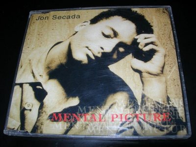 OK  Jon Secada 強 西卡達-MENTAL PICTURE英國製版_1995年版!!原裝絕版單曲