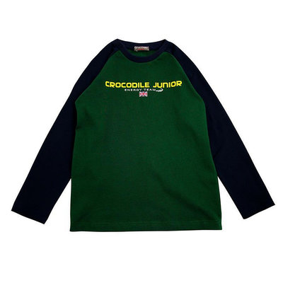 現貨供應 Crocodile Junior 『小鱷魚童裝』U62411 撞色LOGO印圖T恤 Ggo(G購)