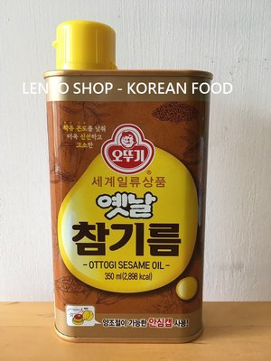 LENTO SHOP - 韓國 不倒翁 100% 芝麻油 香油 참기름 Sesame oil 350毫升