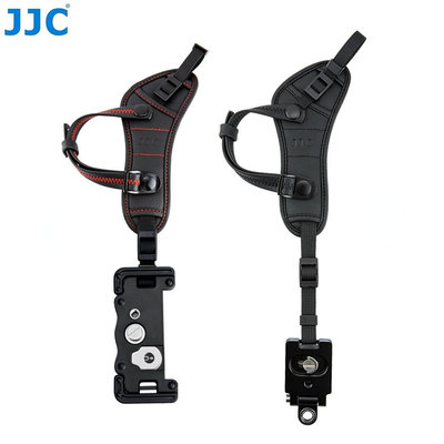 JJC 相機手腕帶 單眼微單通用帶阿卡式快裝板和1/4-20三腳架螺絲孔底座 佳能尼康索尼松下奧林巴斯等相機適用