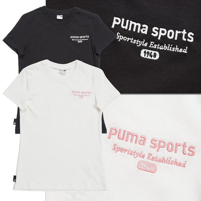 PUMA 流行系列 P.Team 圖樣短T袖恤 女款 短袖上衣 T恤 吳卓源Julia 同款 62143701 65