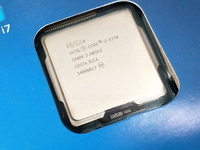 【含稅】Intel Core i7-3770 3.4G SR0PK 77W 四核八線 正式CPU 內建HD 另有盒裝