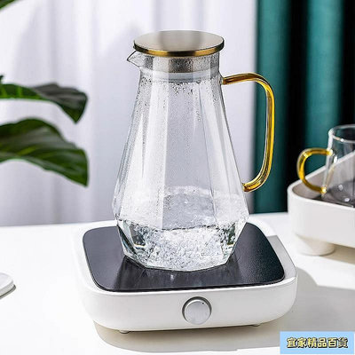 玻璃水杯套裝耐高溫冷水壺家用待客大容量涼水杯子泡茶壺輕奢水具