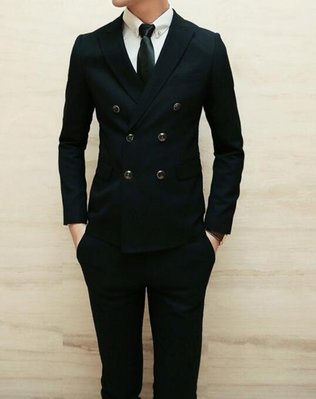 FINDSENSE品牌 韓國男 舒適 帥氣純色 小西裝 修身西裝 西裝外套 單件外套