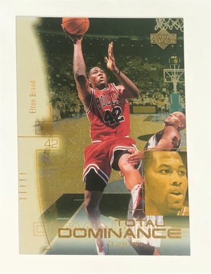 NBA 2000 Upper Deck Total Dominance Elton Brand 特卡 #TD4