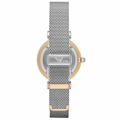 熱賣精選現貨促銷 EMPORIO ARMANI 亞曼尼手錶 AR2608 珍珠貝母錶盤計時腕錶 手錶 歐美代購 明星同款