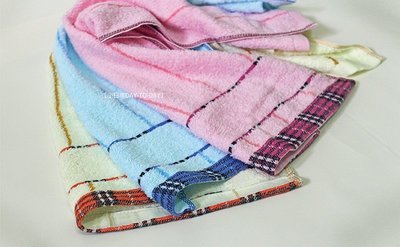 【家用毛巾】學院風格紋家用毛巾/1入~小日常 DAY-TO-DAY