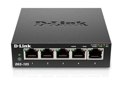 台灣公司貨 友訊 D-Link DGS-105(C6) 5埠 Giga 桌上型交換器 網路交換器