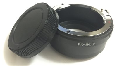 PENTAX PK鏡頭轉Micro MFT M4/3相機身轉接環送後蓋 Olympus OM-D E-M1X E-PM1