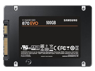 (台灣)Samsung三星 870 EVO 500GB SATAIII SSD固態硬碟 860 EVO/QVO 250G