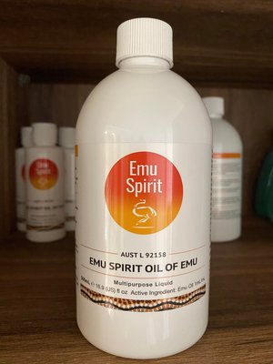 【澳洲EMU Spirit 】100% Pure Emu Oil 純鴯鶓油 500ml 超新鮮現貨免運