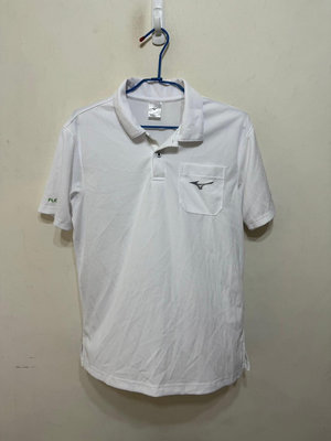 「 二手衣 」 Mizuno 男版運動短袖POLO衫 XL號（白）88