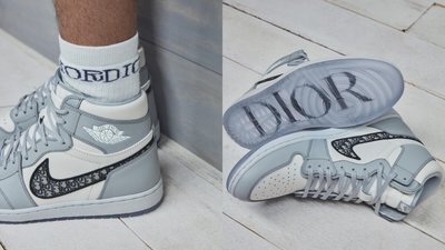 倫敦代購 Dior x Air Jordan 1 OG 球鞋 限量 全新 全配 女生