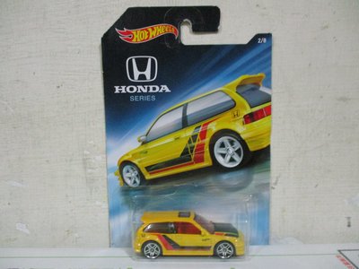 1美捷輪多美風火輪1:64合金車70周年70週年紀念版喜美本田HONDA CIVIC EF四代3門掀背跑車一佰九一元起標