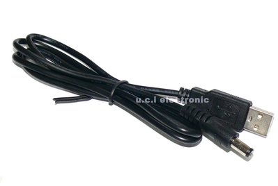 【UCI電子】(15-2) dc電源線USB轉DC5.5*2.1充電線dc適配器充電線 1米
