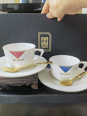 日本回流   英國王室品牌DAKS SIMPSON白瓷咖啡杯