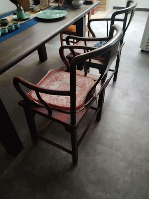 【二手】老家具老椅子 圈椅20790【銅都古董】古玩 收藏 古董