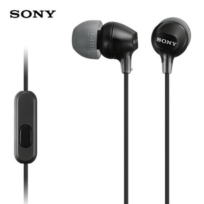 Sony/索尼 MDR-EX15AP 入耳式手機通話 耳機 帶麥 清晰重低音