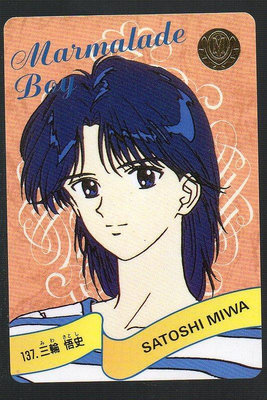 《CardTube卡族》(060930) 137 日本原裝橘子醬男孩 PP萬變卡∼ 1995年遊戲普卡