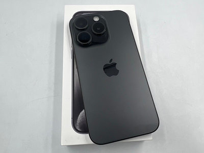 §上進心集團§極新機 iPhone 15 Pro 256G 鈦金屬 6.1吋 黑色 保固2025/5 盒裝44