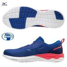 新款 MIZUNO (男) 慢跑鞋 REVOLT 寬楦 一般款 運動鞋 J1GC208571(藍) 美津濃