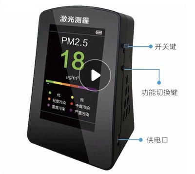 海克智動 PM1.0 PM2.5 PM10 空氣質量檢測儀 檢測器 細懸浮微粒監測儀 空氣品質 霧霾 灰塵 紫爆 偵測器