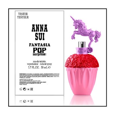 【香舍】ANNA SUI 安娜蘇 FANTASIA 童話彩虹獨角獸 紅紫 女性淡香水 限量版 Tester 50ML