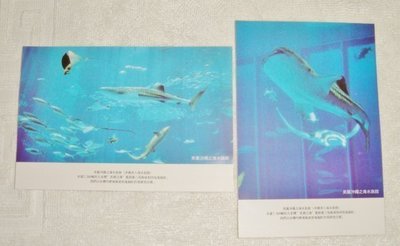 日本美麗沖繩之海水族館 明信片(二張一組)