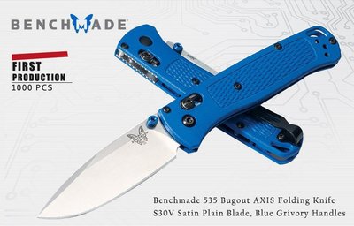 【angel 精品館 】美國Benchmade Bugout AXIS-CPM-S30V鋼折刀535