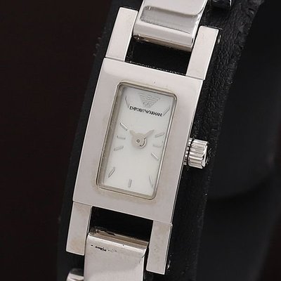 【精品廉售/手錶】巴黎名牌Emporio Armani阿曼尼 母貝錶盤 石英女腕錶*防水*佳品*法國精品/廉讓