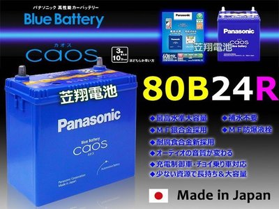 ☎ 挺苙電池 ►日本銀合金國際牌電池 (80B24R) 55B24R SUZUKI SX4 SWIFT JIMNY