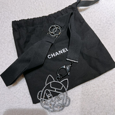 Chanel 17電流系列機器貓咪項鍊吊墜 滿鉆電子貓咪鑰匙