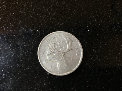 1942 加拿大25分銀幣