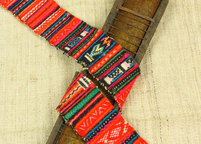 [ 珠舍 ] 原住民泰雅族北勢群男子佩刀.刀飾帶