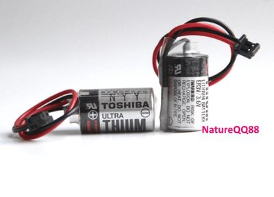 TOSHIBA 電池 帶插頭 盒裝 ER3V 3.6V JZSP-BAT01 伺服 PLC CPM2A-BAT01