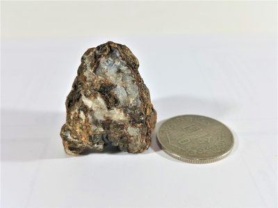 [銀九藝] 早期 天然聚合狀結晶體 北投石 能量石 原礦 28公克 (15)