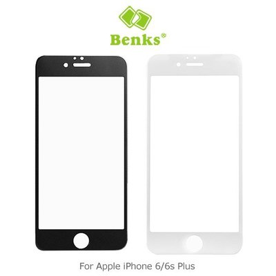 Benks Apple iPhone 6S, 6S Plus KR PRO (金屬邊框) 滿版玻璃貼 保護貼 9H 硬度